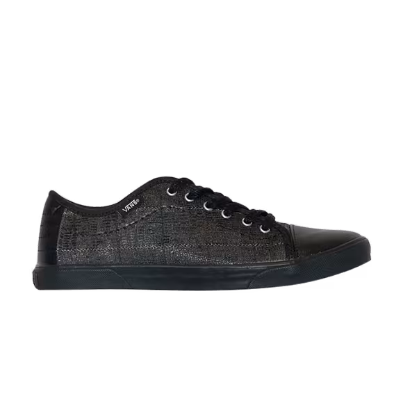 Vans Women's Hadley Lo (Snake Plaid) Black