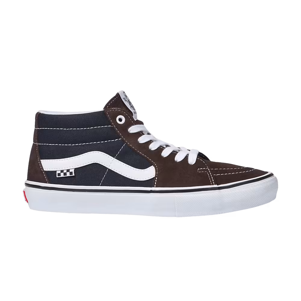 Vans Skate Grosso Mid Dark Brown Navy