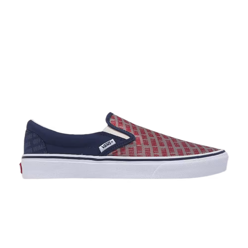 Vans V98CF Slip On White Logo Clear