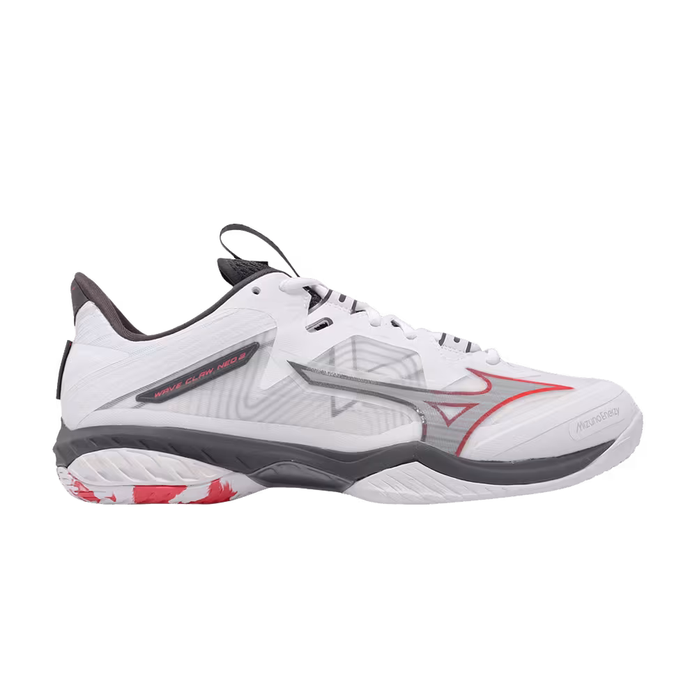 Mizuno Wave Claw Neo 2 Wide White Radiant Red Ebony