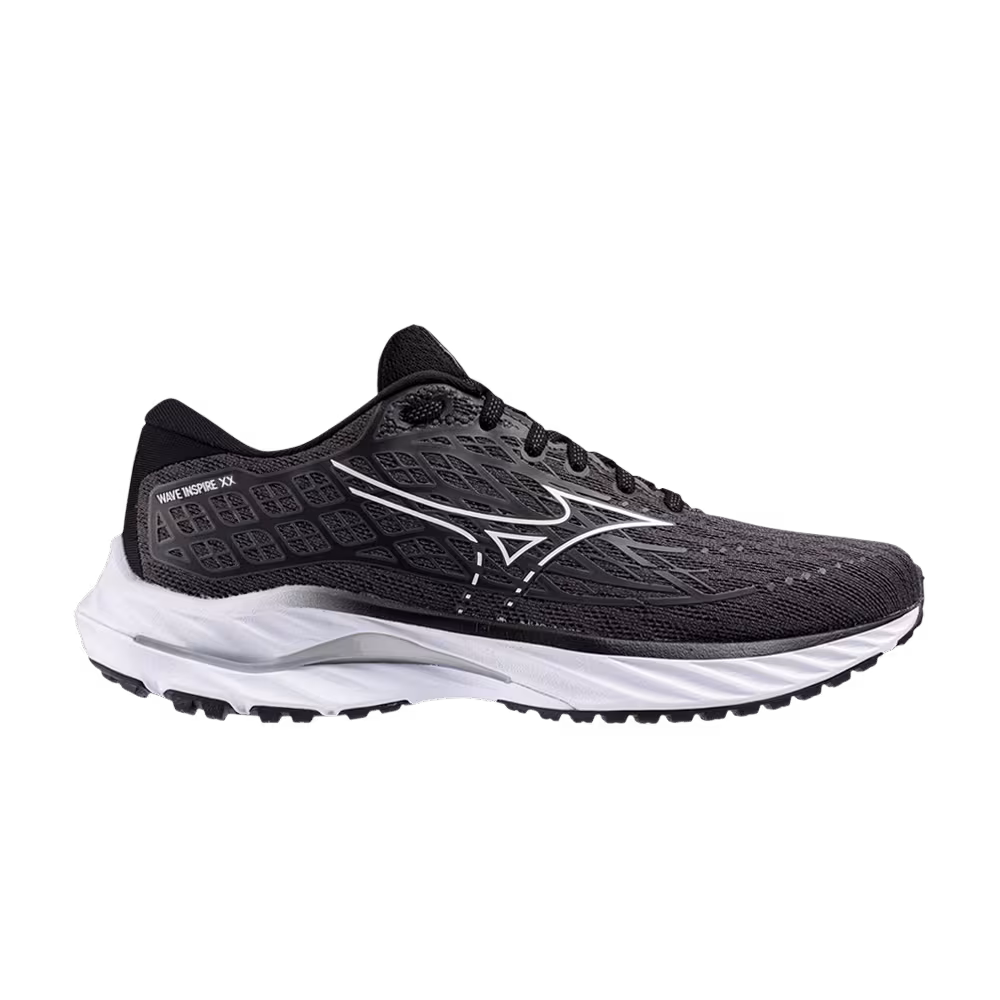 Mizuno Women's Wave Inspire 20 Ebony White