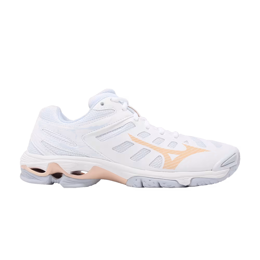 Mizuno Women's Wave Voltage White Peach Parfait