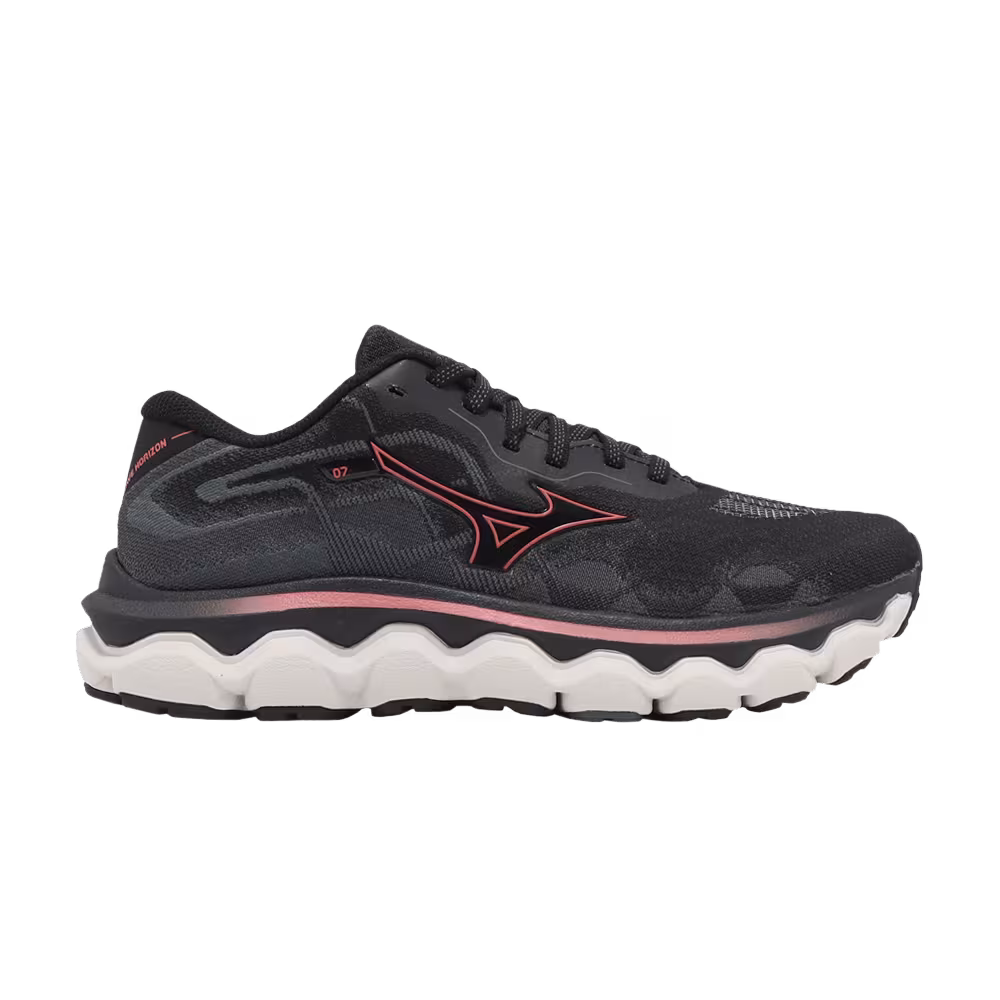 Mizuno Women's Wave Horizon 7 4E Super Wide Black Dubarry