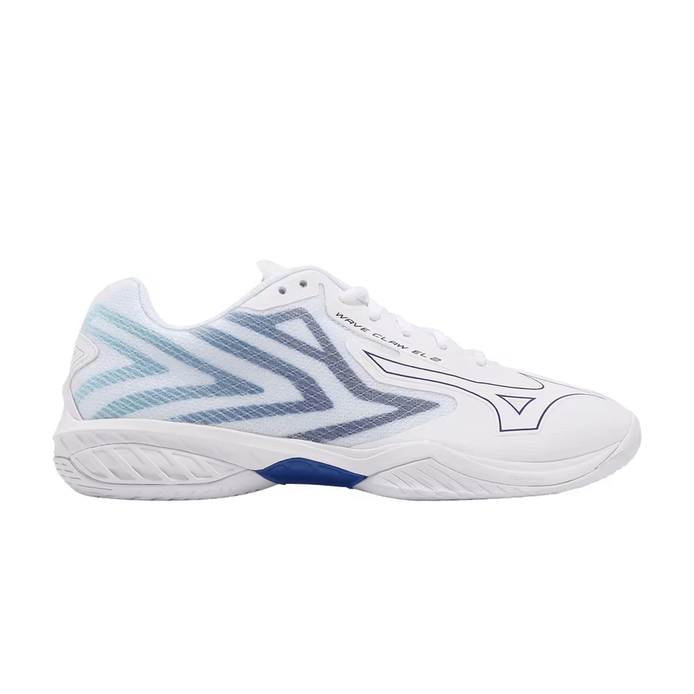 Mizuno Wave Claw El 2 Super Wide White Blue