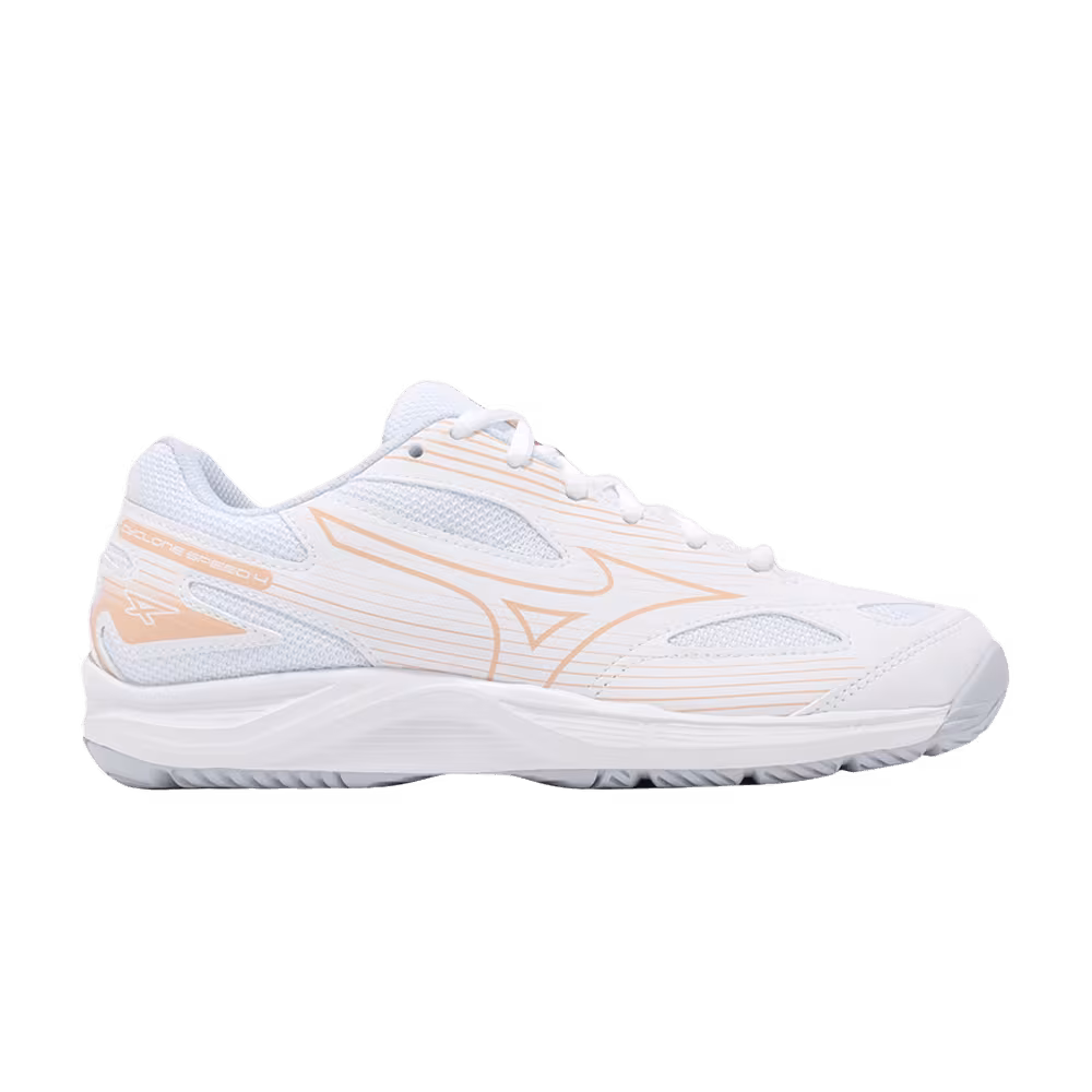 Mizuno Women's Cyclone Speed 4 White Peach Parfait