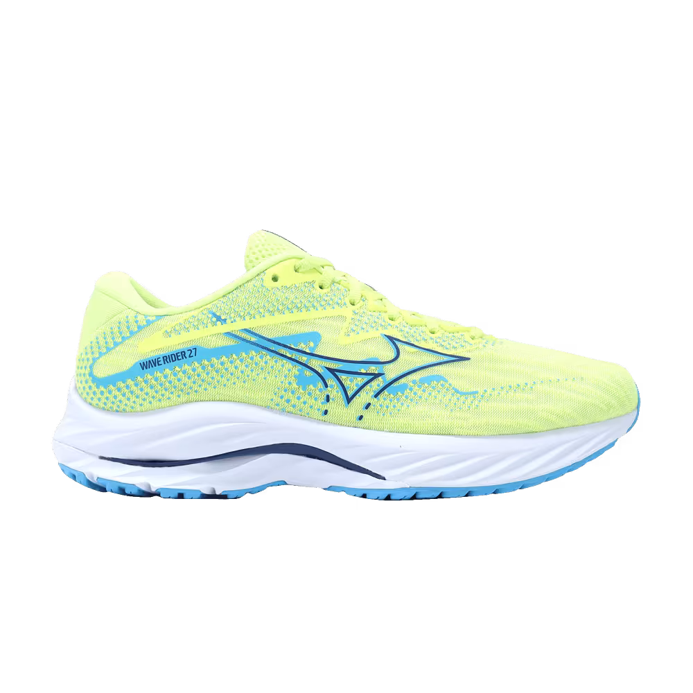 Mizuno Wave Rider 27 Sharp Green Navy Peony