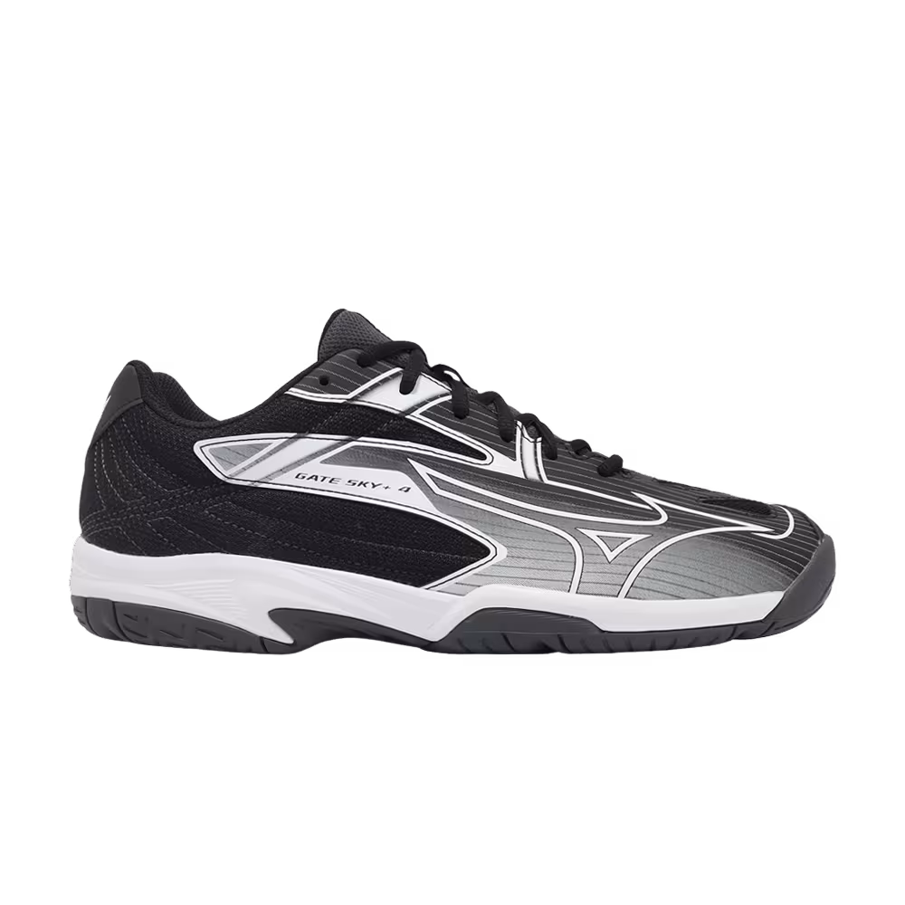 Mizuno Gate Sky Plus 4 Wide Black White Ebony