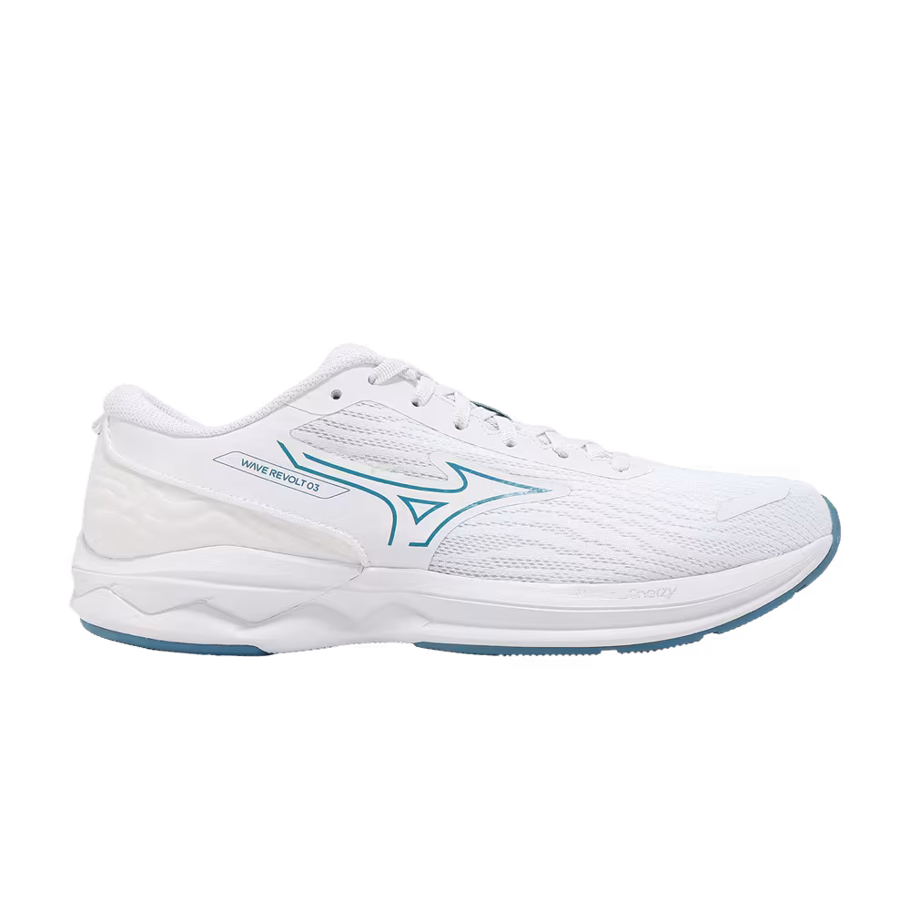 Mizuno Wave Revolt 3 White Blue