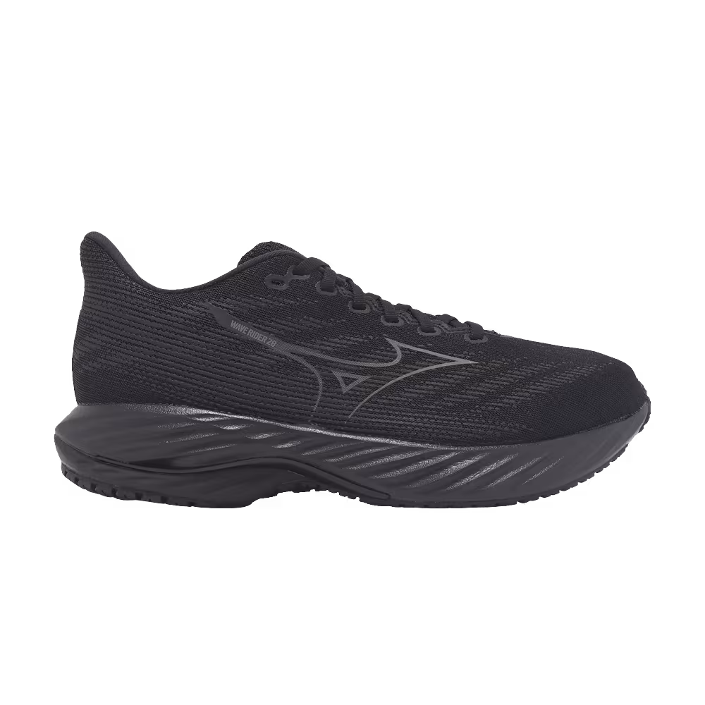 Mizuno Wave Rider 28 Super Wide Black Quiet Shade