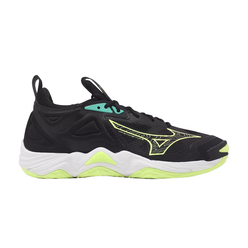 Mizuno Wave Momentum 3 Black Neo Lime