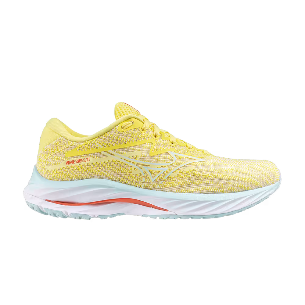 Mizuno Women's Wave Rider 27 Anise Flower White
