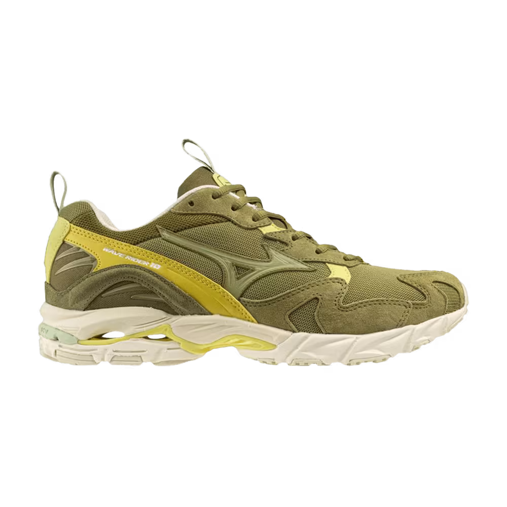Mizuno Wave Rider 10 Premium Olive Drab Cedar