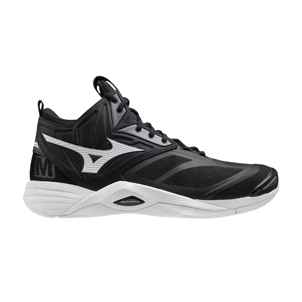 Mizuno Wave Momentum 2 Mid Black White