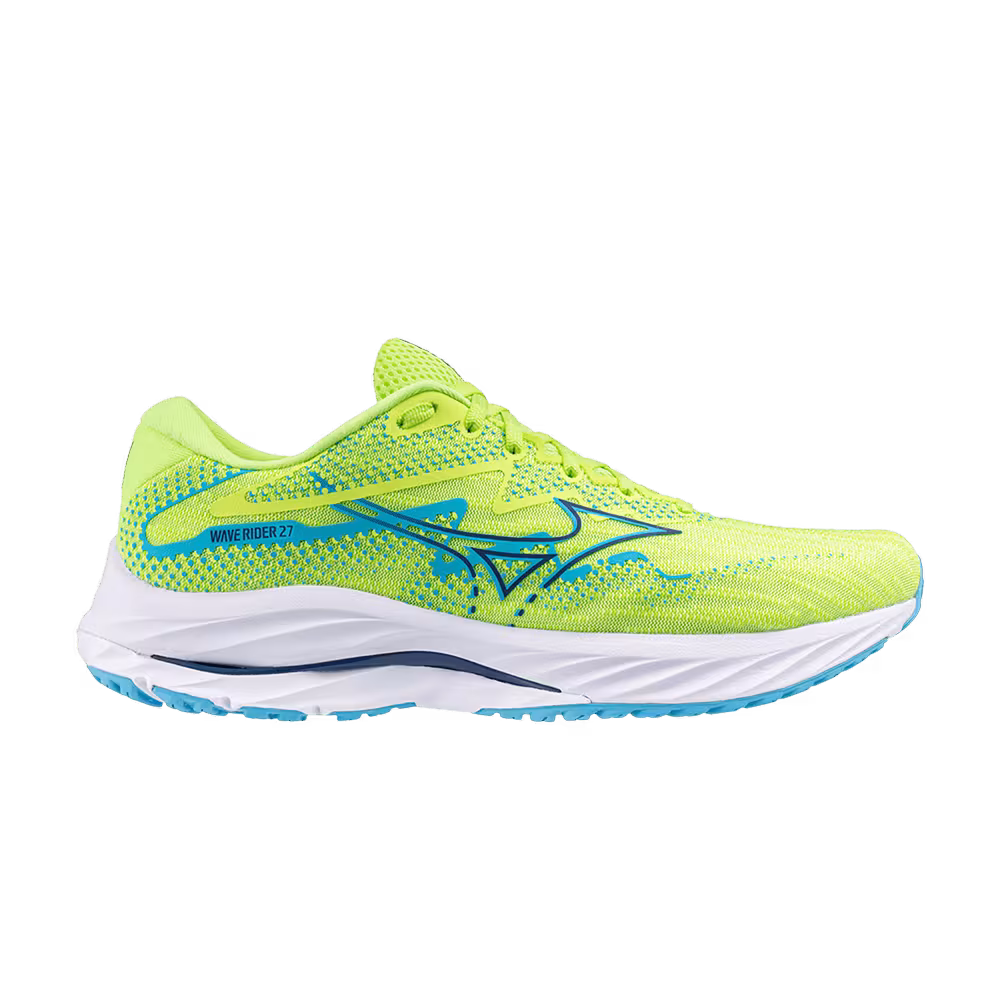Mizuno Wave Rider 27 Sharp Green Navy Peony