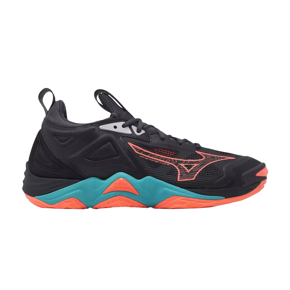 Mizuno Wave Momentum 3 Black Neon Flame