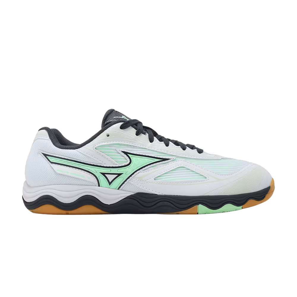 Mizuno Wave Medal 7 Wide White Black Green