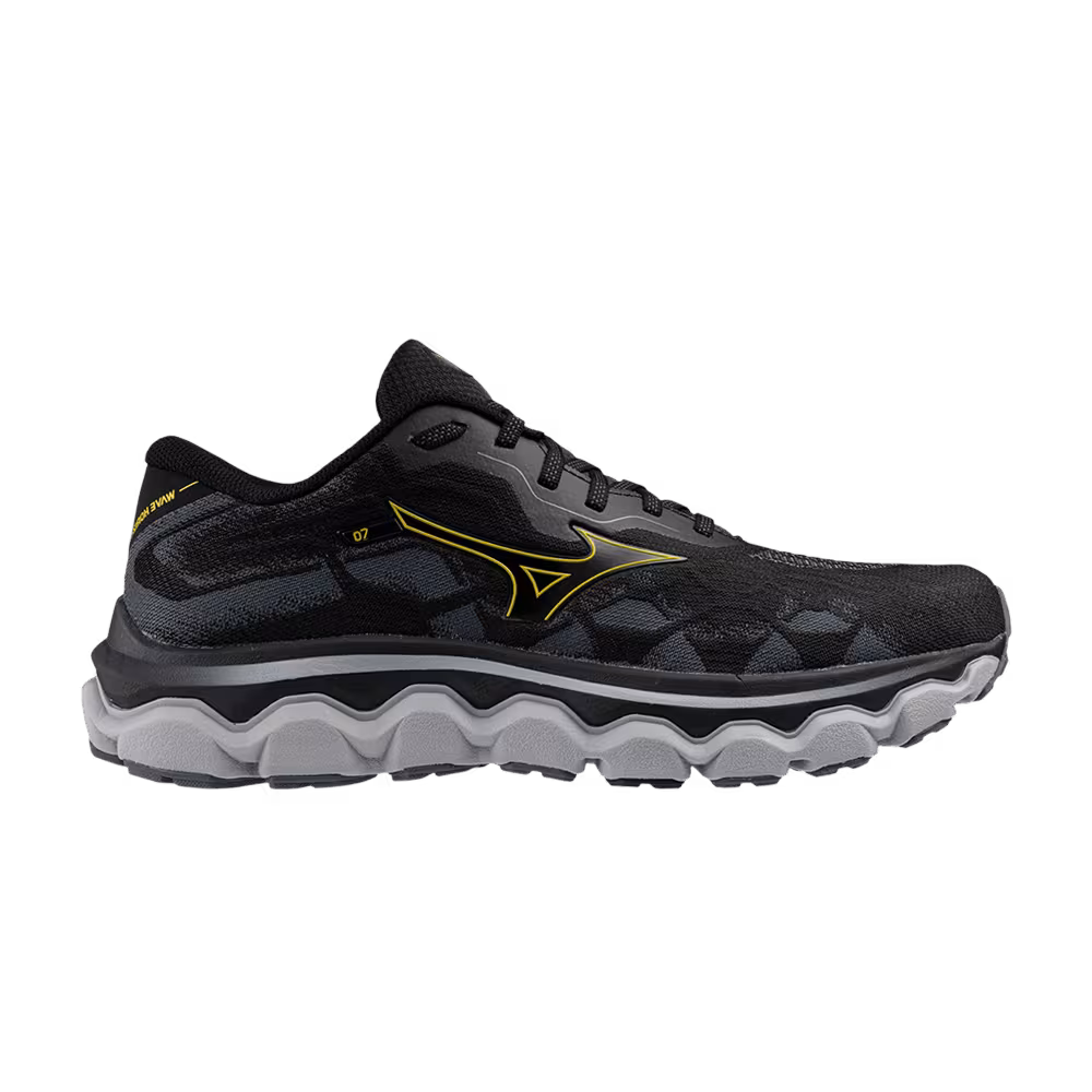Mizuno Wave Horizon 7 2E Wide Black Citrus