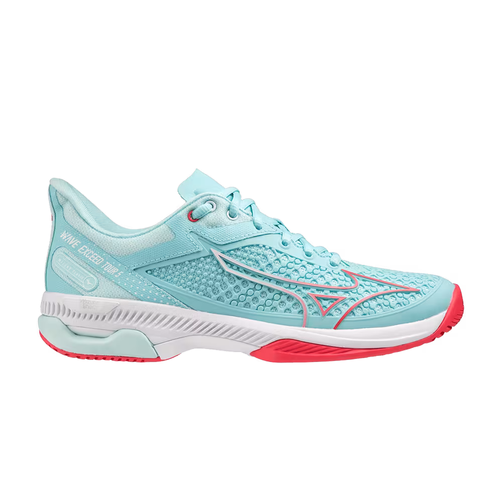Mizuno Women's Wave Exceed Tour 5 AC Tanager Turquoise