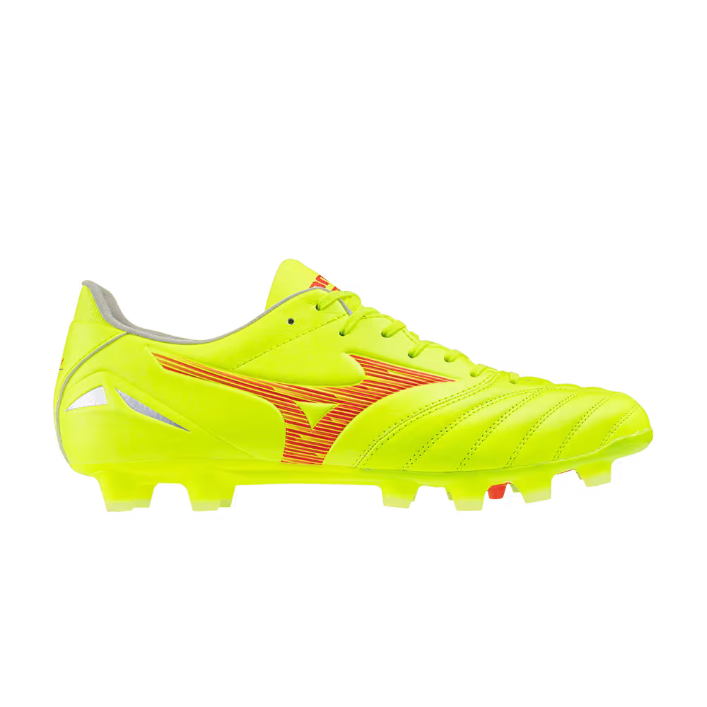 Mizuno Morelia Neo 4 Pro Safety Yellow Fiery Coral