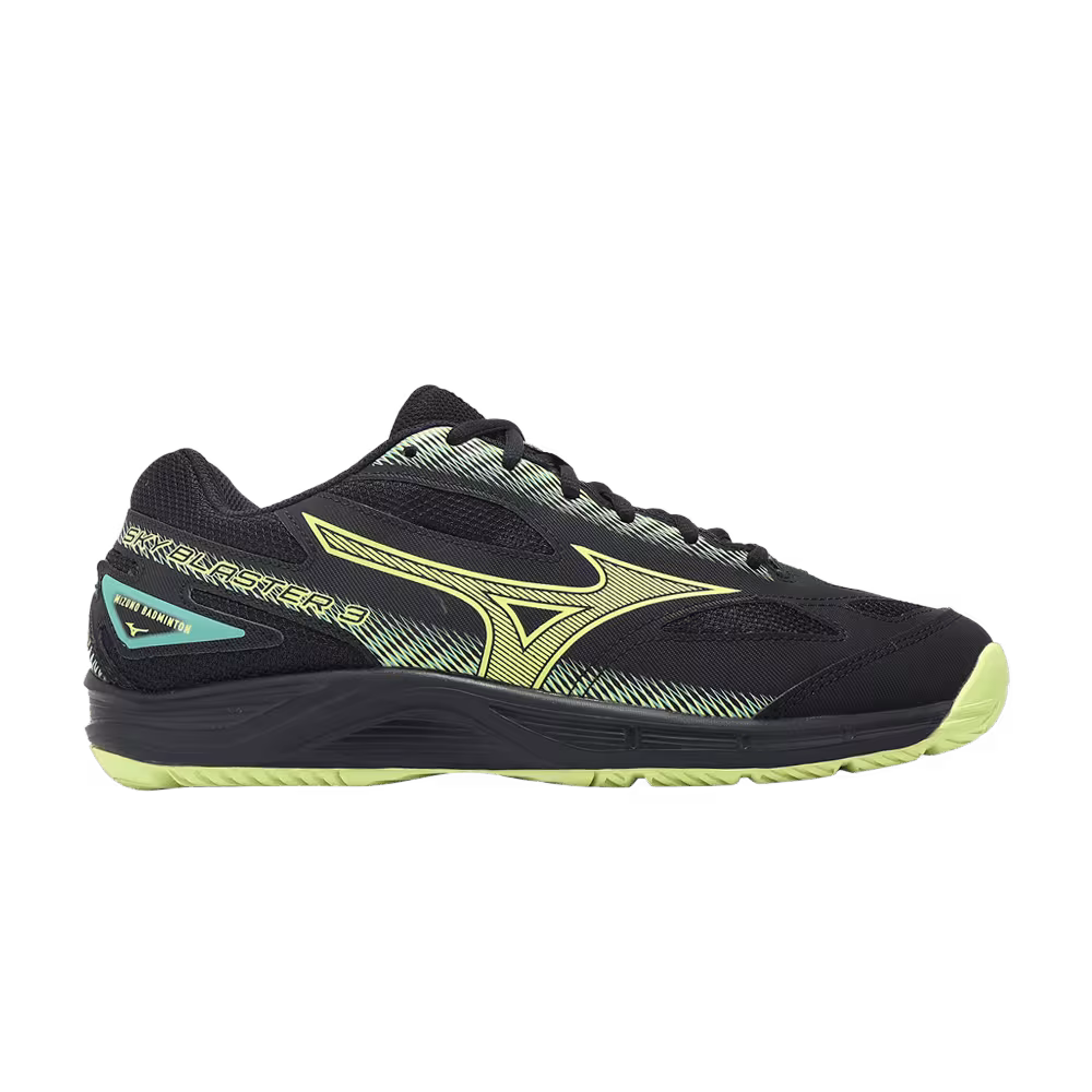 Mizuno Sky Blaster 3 Wide Black Sunny Lime