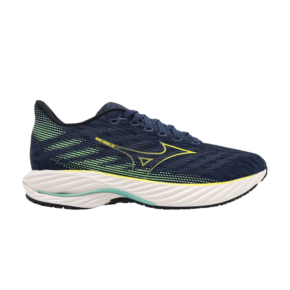 Mizuno Wave Rider 28 Navy Yellow