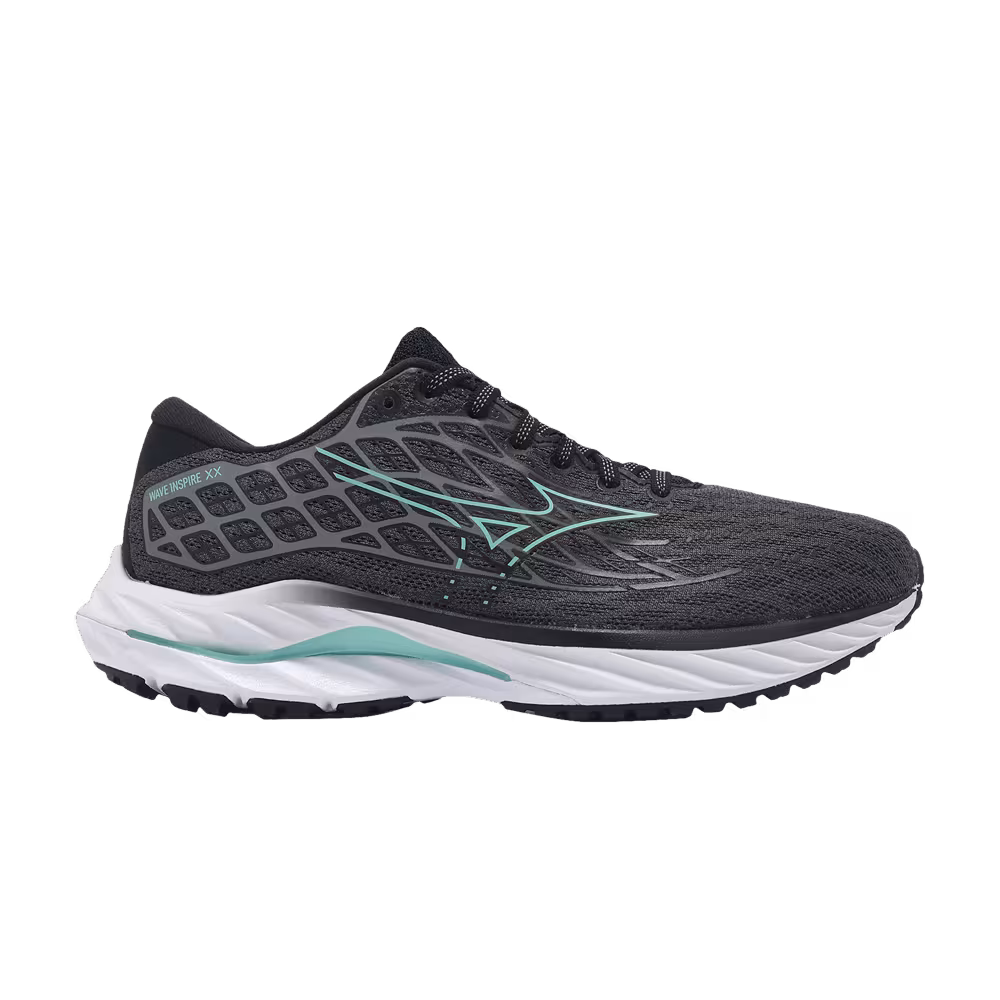 Mizuno Women's Wave Inspire 20 Wide Iron Gate Dusty Jade Green