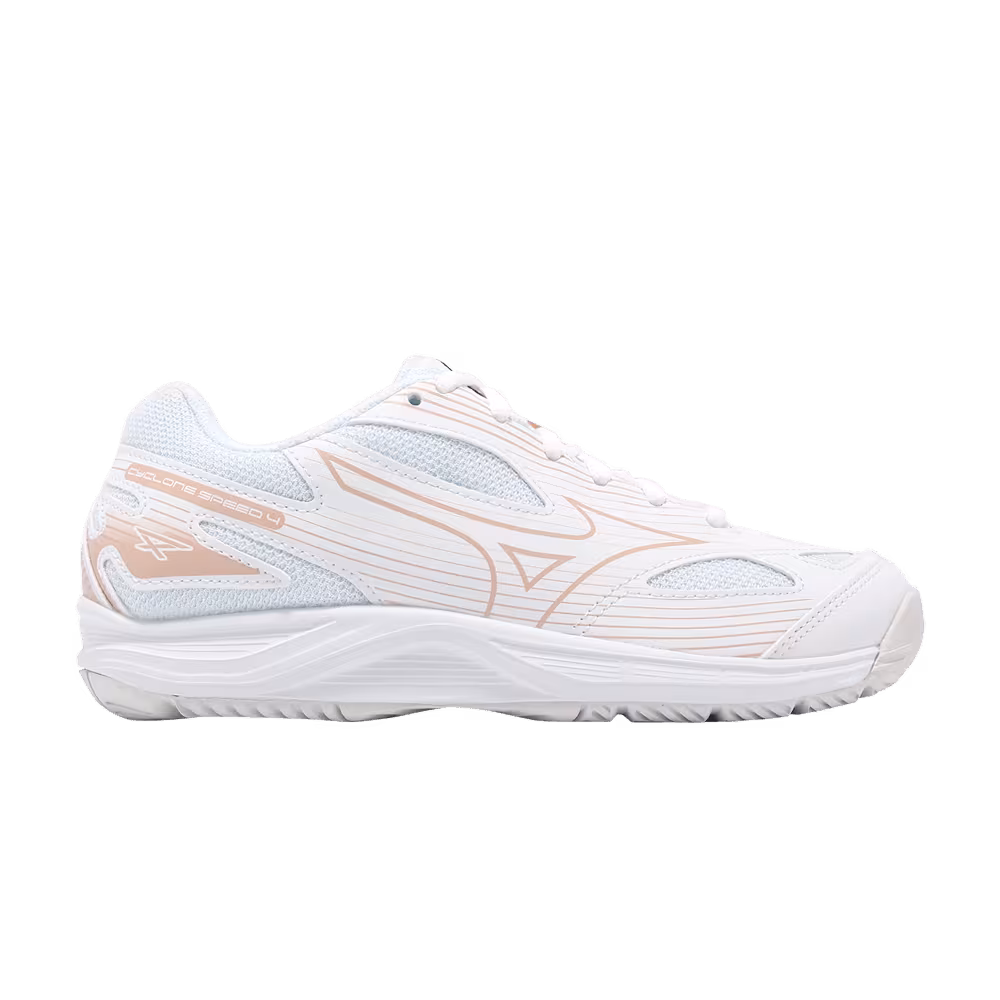 Mizuno Women's Cyclone Speed 4 White Peach Parfait