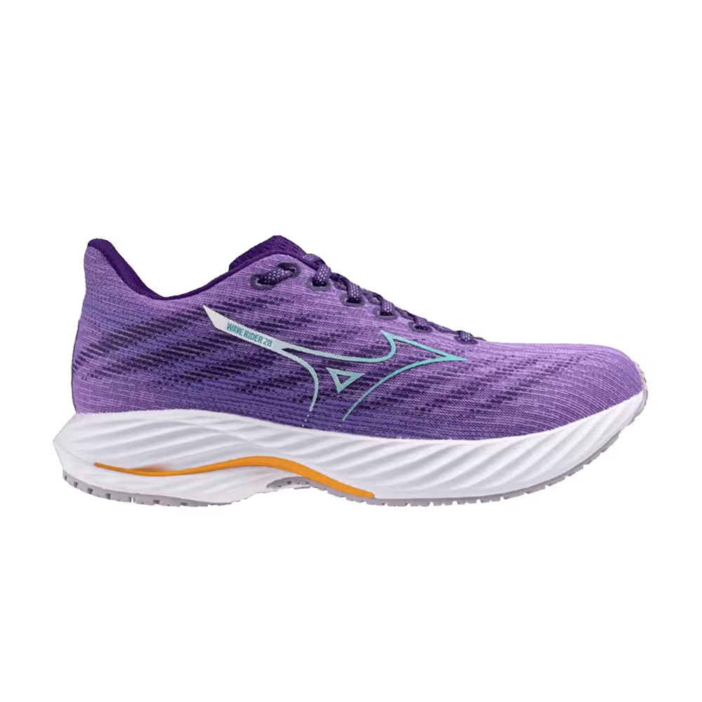 Mizuno Women's Wave Rider 28 Super Wide Paisley Purple