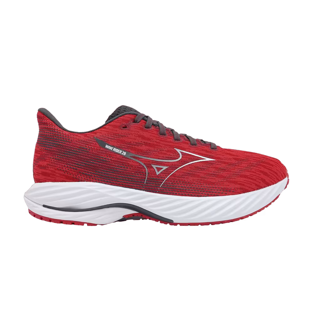 Mizuno Wave Rider 28 Super Wide Red White