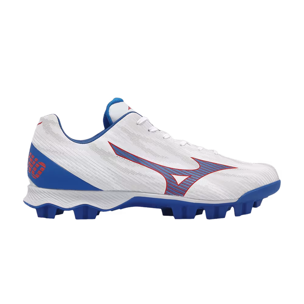 Mizuno Wave LightRevo Wide White Racer Blue