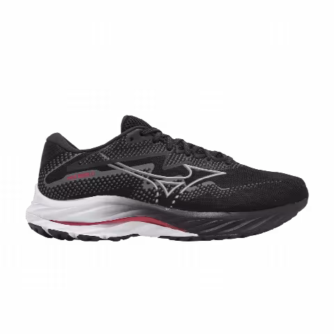 Mizuno Wave Rider 27 Super Wide 'Black Nickel Cayenne'
