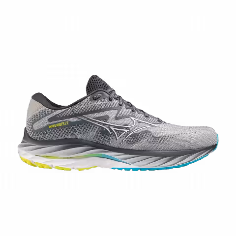 Mizuno Wave Rider 27 2E Wide 'Pearl Blue White'