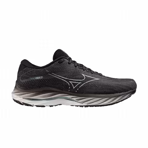 Mizuno Wave Rider 27 2E Wide 'Ebony Illusion Blue'