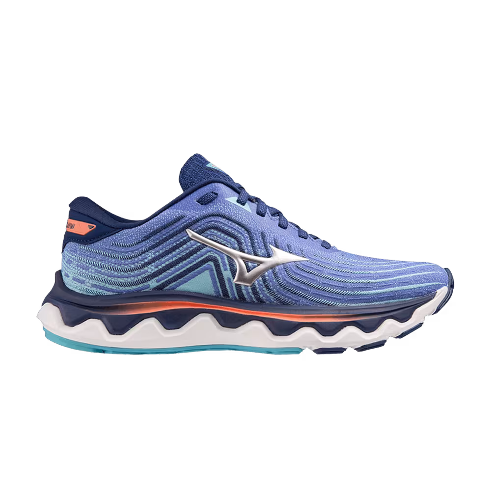 Mizuno Women's Wave Horizon 6 Dazzling Blue Silver