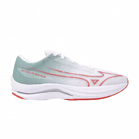 Mizuno Wmns Wave Rebellion Sonic 2 'White Cayenne Grey Mist'