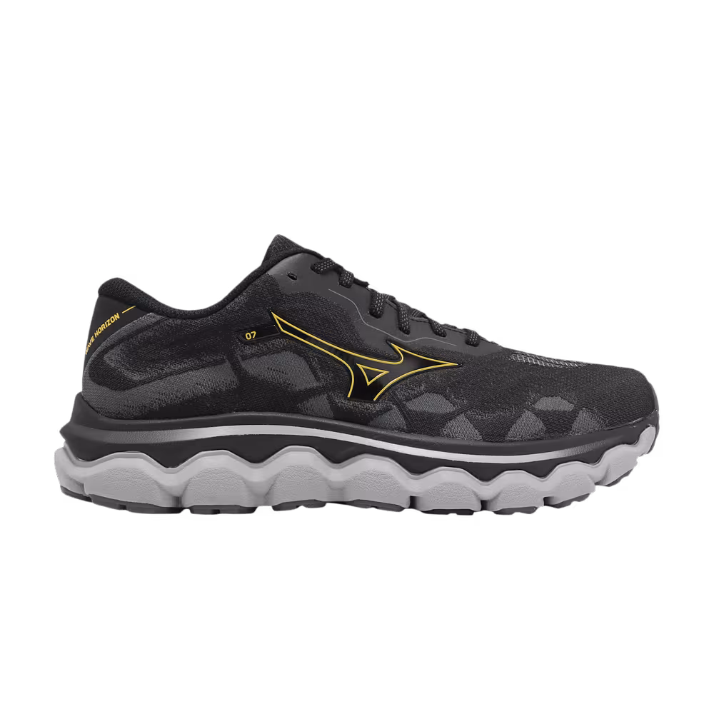 Mizuno Wave Horizon 7 4E Wide Black Citrus