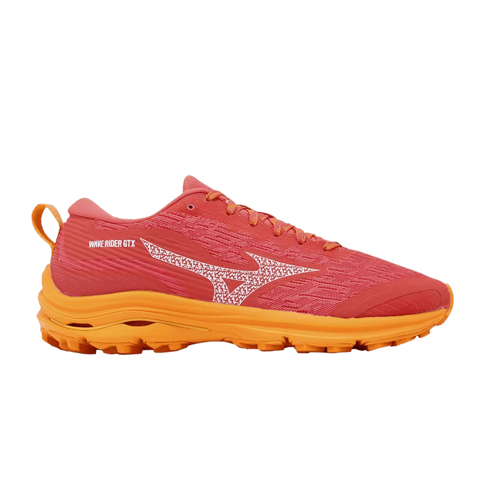 Mizuno Women's Wave Rider GORE-TEX Hot Coral Carrot Curl