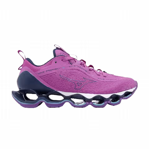 Mizuno Wmns Wave Prophecy 13 'Rosebud Navy Peony'
