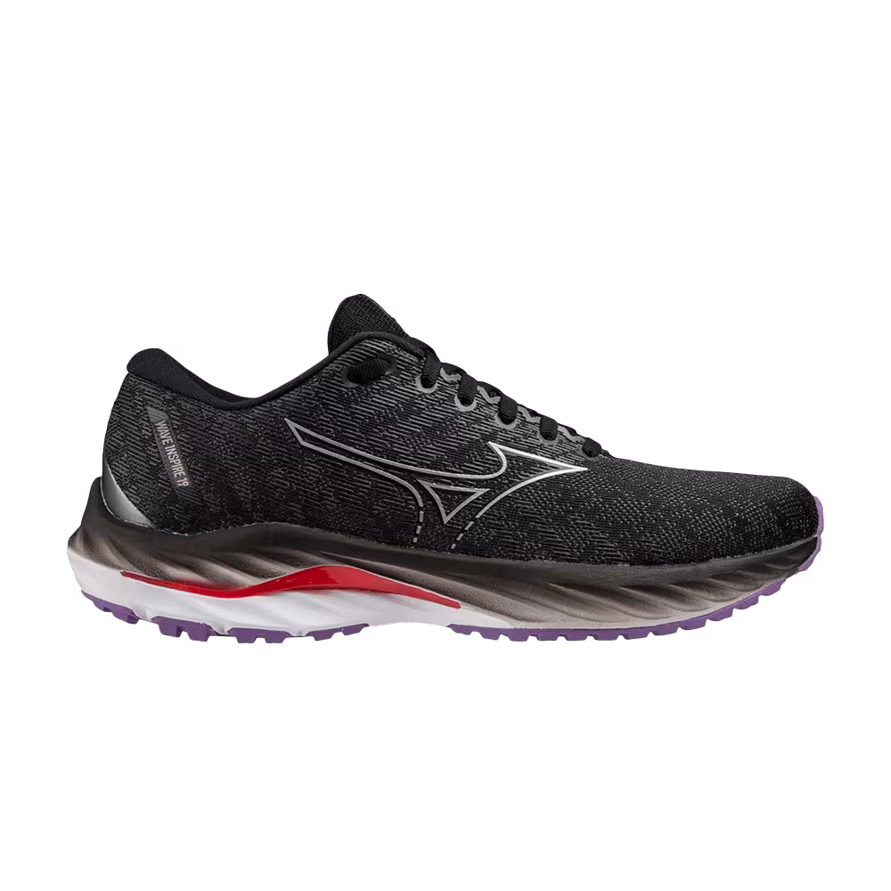 Mizuno Women's Wave Inspire 19 Black Bittersweet