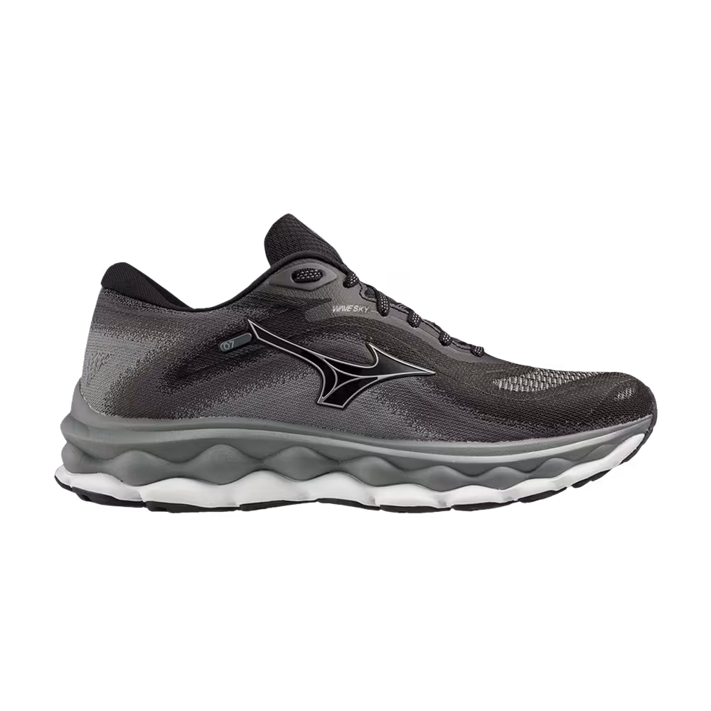 Mizuno Women's Wave Sky 7 Black Silverstar