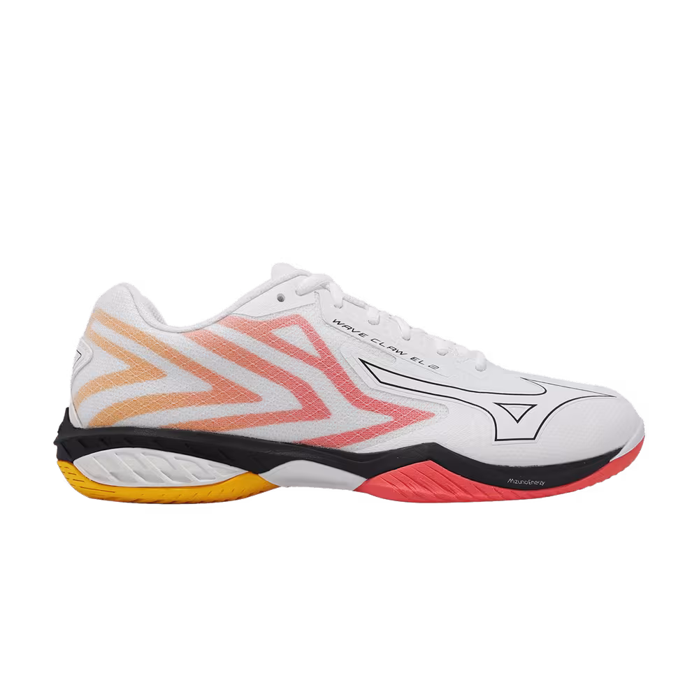 Mizuno Wave Claw EL 2 Wide White Orange Black