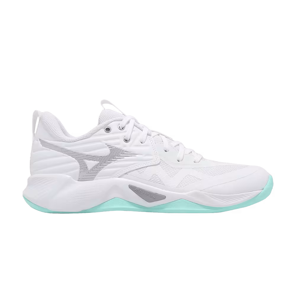 Mizuno Women's Wave Momentum Pro White Blue Tint