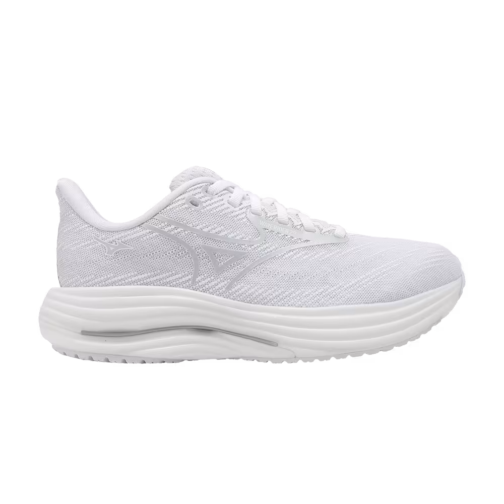 Mizuno Women's Wave Rider 29 Super Wide White Silver