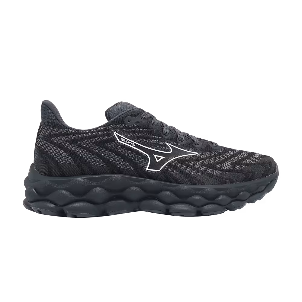 Mizuno Women's Wave Sky 8 Super Wide Black India Ink