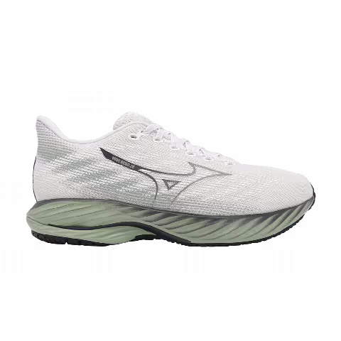 Mizuno Wave Rider 28 Super Wide 'Snow White Frosty Green'