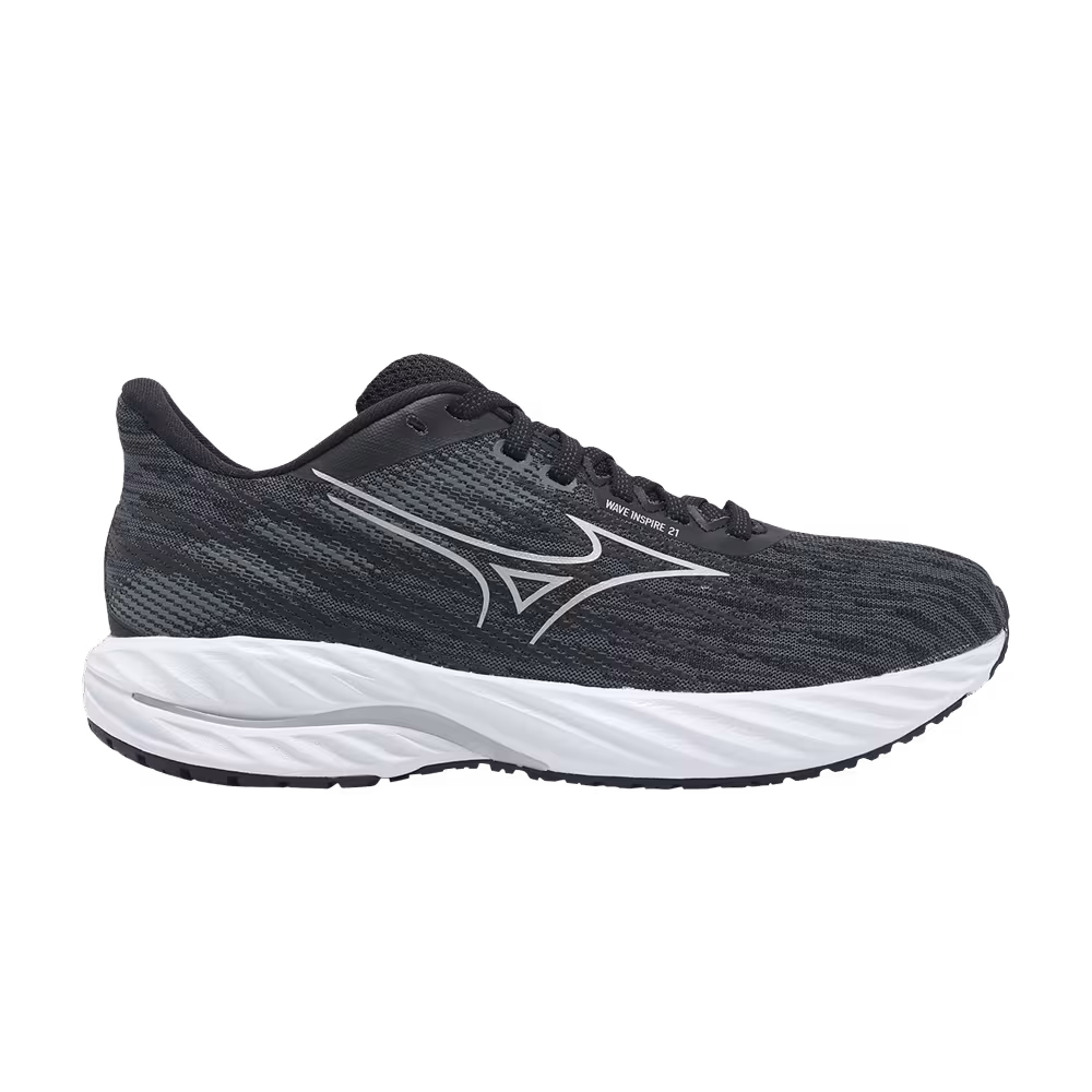 Mizuno Women's Wave Inspire 21 Super Wide Black Silver