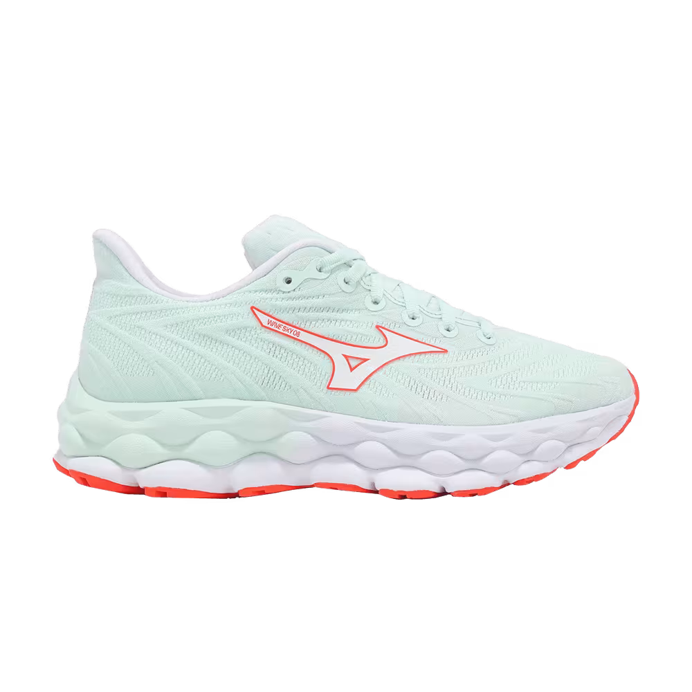 Mizuno Women's Wave Sky 8 Super Wide Light Green