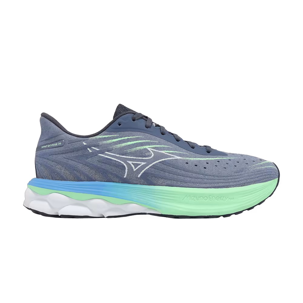 Mizuno Wave Skyrise 6 Vintage Indigo Neo Mint