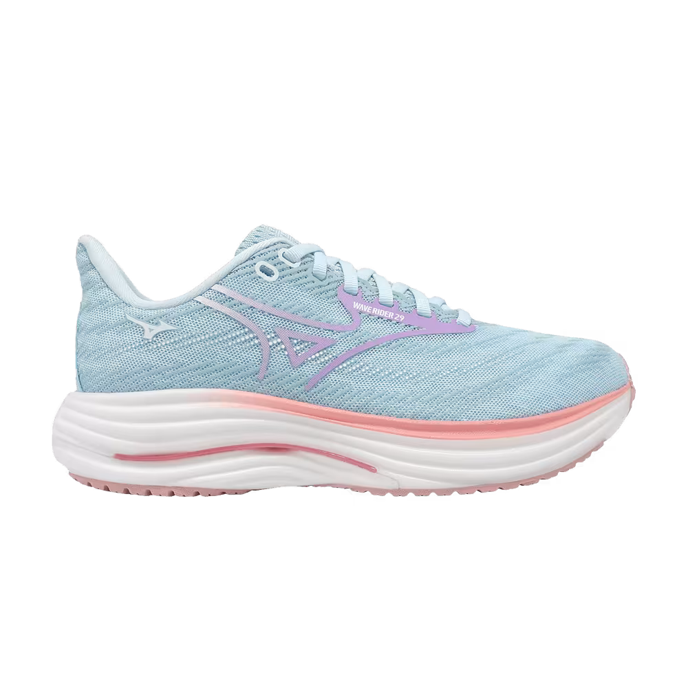 Mizuno Women's Wave Rider 29 Super Wide Nantucket Breeze Orchid Petal