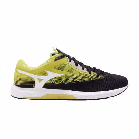 Mizuno Wave Sonic 2 Wide 'Black Yellow'